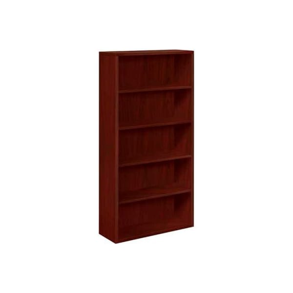 HON Bookcase Five-Shelf 36"W x 13-1/8"D x 71"H Mahogany - 10500 Series